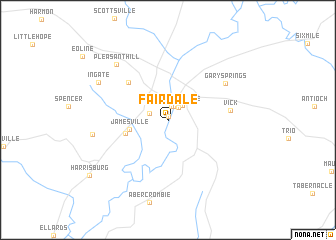 map of Fairdale