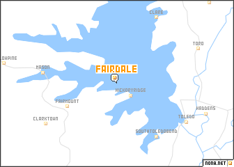 map of Fairdale