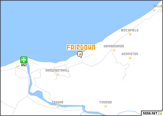 map of Fairdown
