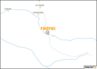 map of Fairfax