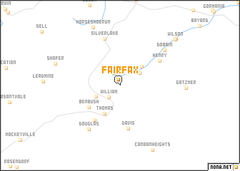 map of Fairfax