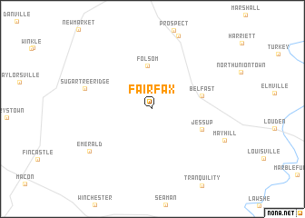 map of Fairfax