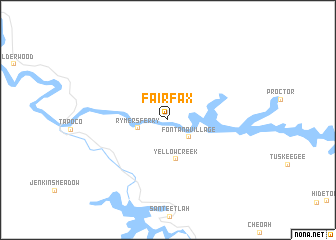 map of Fairfax