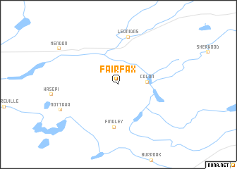 map of Fairfax