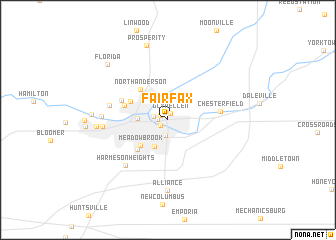 map of Fairfax