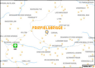 map of Fairfield Bridge