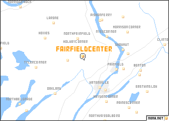 map of Fairfield Center