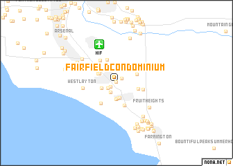 map of Fairfield Condominium