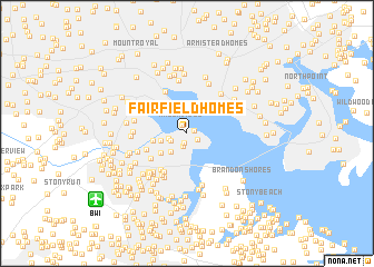 map of Fairfield Homes