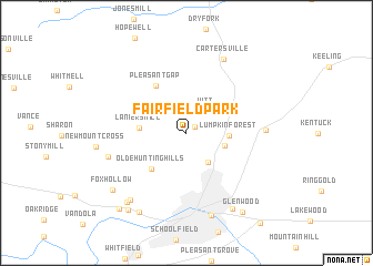 map of Fairfield Park