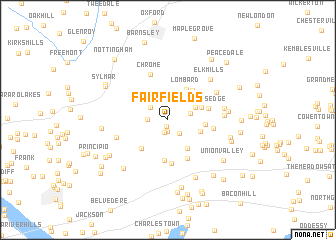 map of Fairfields