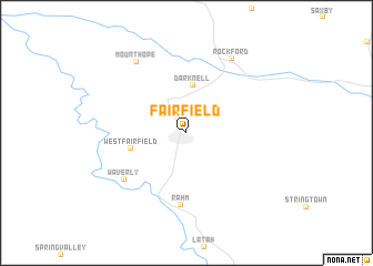 map of Fairfield