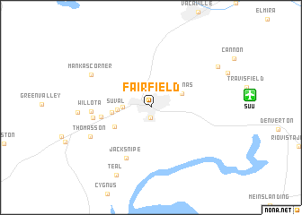 map of Fairfield