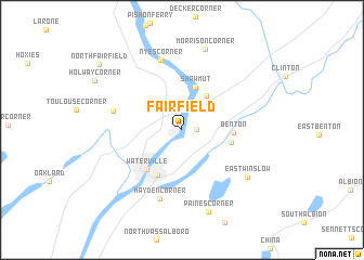 map of Fairfield