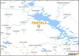 map of Fairfield