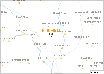 map of Fairfield