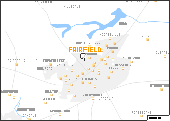 map of Fairfield