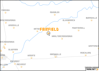 map of Fairfield