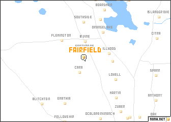 map of Fairfield