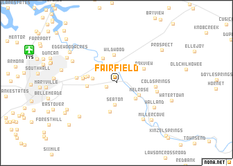 map of Fairfield