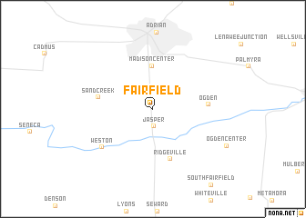 map of Fairfield