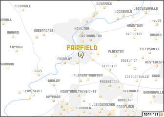 map of Fairfield