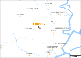 map of Fairford