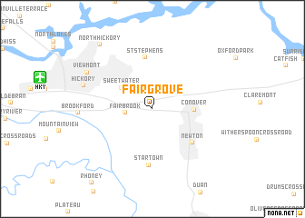 map of Fairgrove