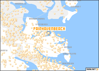 map of Fairhaven Beach