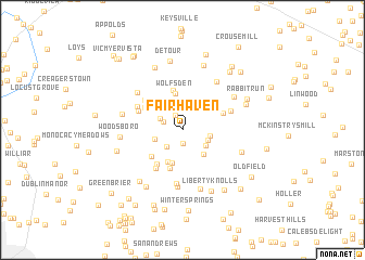 map of Fairhaven