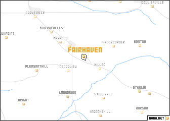 map of Fairhaven