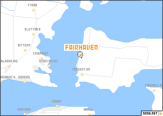 map of Fairhaven