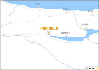 map of Fairholm