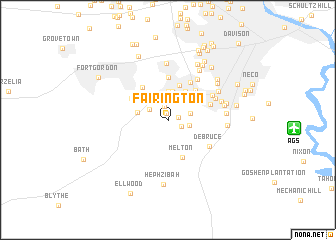 map of Fairington