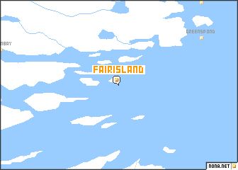 map of Fair Island