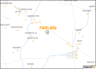 map of Fairland