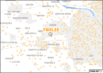 map of Fairlee
