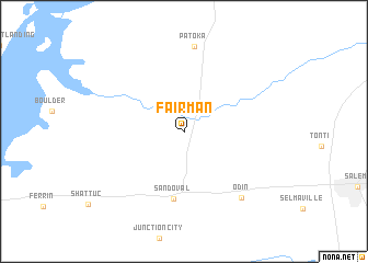 map of Fairman
