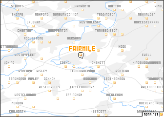 map of Fairmile