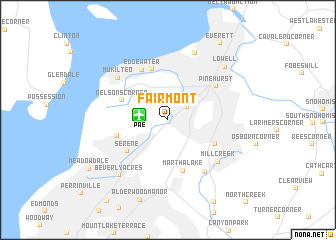 map of Fairmont