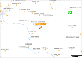 map of Fairmont