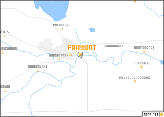 map of Fairmont