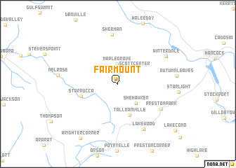 map of Fairmount