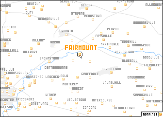 map of Fairmount