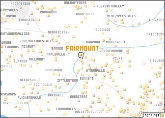 map of Fairmount