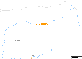 map of Fair Oaks