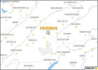 map of Fair Oaks