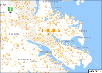 map of Fairoaks