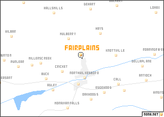 map of Fairplains