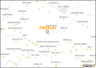 map of Fairplay